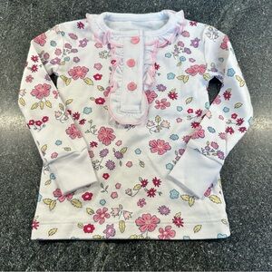 Little English Floral Pajama Top